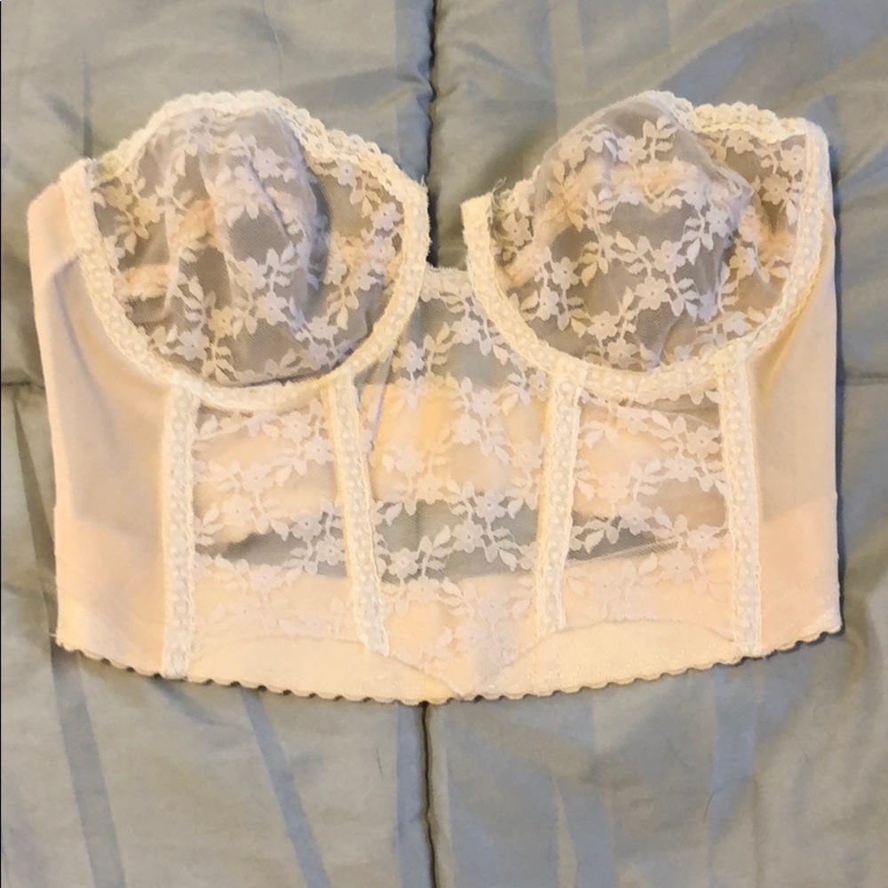 Cream bustier